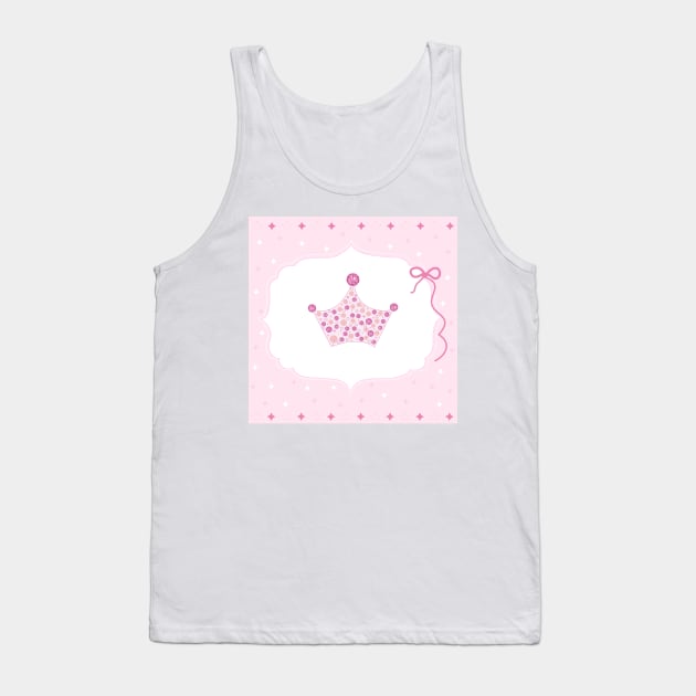 Crown with diamonds Tank Top by GULSENGUNEL